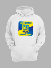 Худи с принтом "Слава Украине! - Героям Слава!" (22042145)