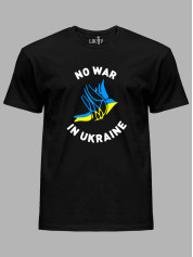 Футболка чоловіча з принтом "No War In Ukraine" (22042148)
