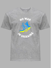 Футболка чоловіча з принтом "No War In Ukraine" (22042148)