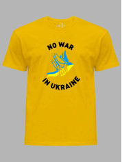 Футболка чоловіча з принтом "No War In Ukraine" (22042148)