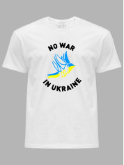 Футболка чоловіча з принтом "No War In Ukraine" (22042148)