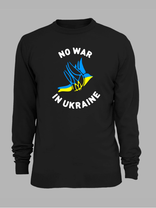 Світшот з принтом "No War In Ukraine" (22042148)
