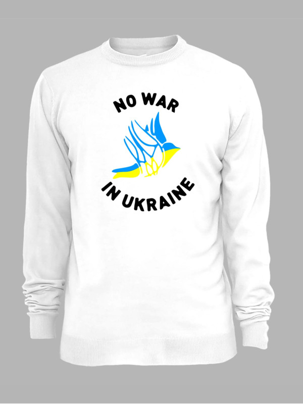 Світшот з принтом "No War In Ukraine" (22042148)