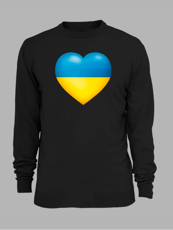 Світшот з принтом "Heart With Ukraine" (22042150)