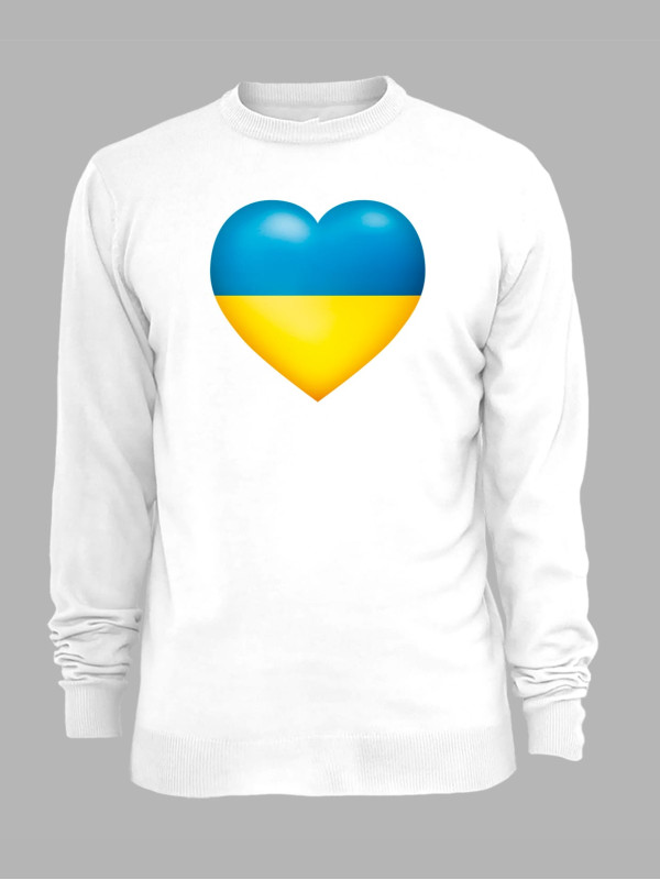 Світшот з принтом "Heart With Ukraine" (22042150)