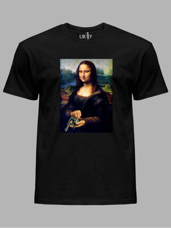 Футболка мужская с принтом "Mona Lisa" (22042154)