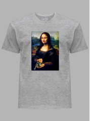 Футболка мужская с принтом "Mona Lisa" (22042154)