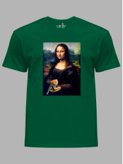 Футболка мужская с принтом "Mona Lisa" (22042154)