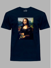 Футболка мужская с принтом "Mona Lisa" (22042154)