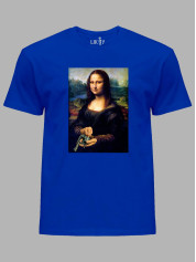 Футболка мужская с принтом "Mona Lisa" (22042154)