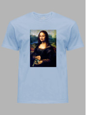 Футболка мужская с принтом "Mona Lisa" (22042154)