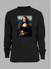 Свитшот с принтом "Mona Lisa" (22042154)