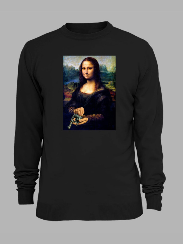 Світшот з принтом "Mona Lisa" (22042154)