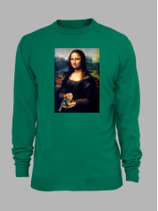 Свитшот с принтом "Mona Lisa" (22042154)