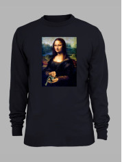 Свитшот с принтом "Mona Lisa" (22042154)