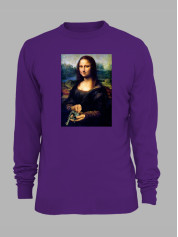 Свитшот с принтом "Mona Lisa" (22042154)