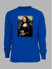 Свитшот с принтом "Mona Lisa" (22042154)