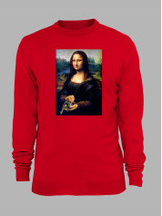 Свитшот с принтом "Mona Lisa" (22042154)
