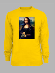 Свитшот с принтом "Mona Lisa" (22042154)