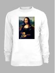 Свитшот с принтом "Mona Lisa" (22042154)