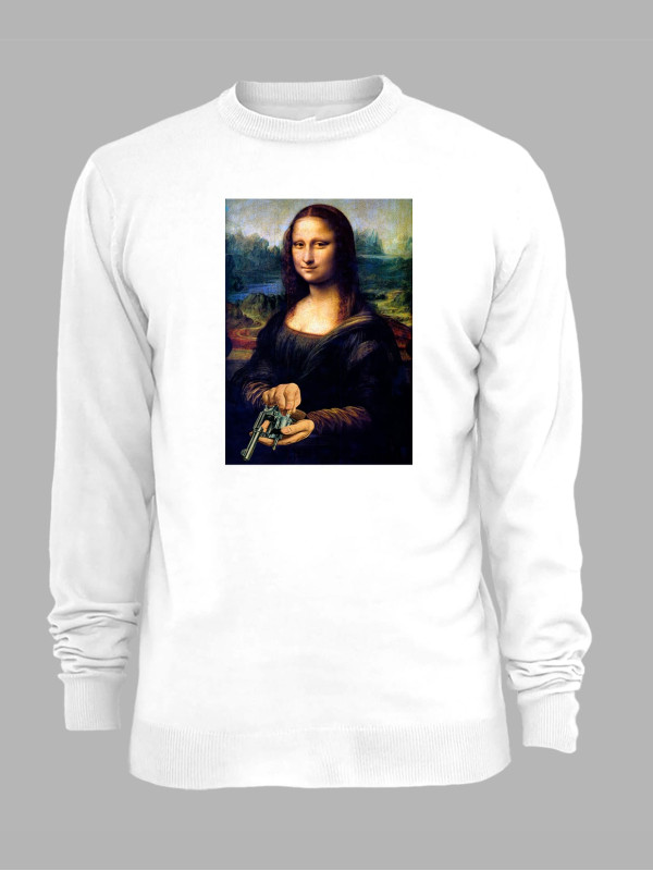 Світшот з принтом "Mona Lisa" (22042154)