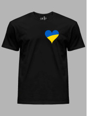 Футболка чоловіча з принтом "Ukrainian Heart" (22042156)