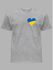 Футболка чоловіча з принтом "Ukrainian Heart" (22042156)