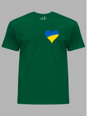 Футболка чоловіча з принтом "Ukrainian Heart" (22042156)