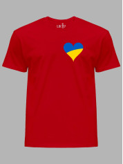 Футболка чоловіча з принтом "Ukrainian Heart" (22042156)