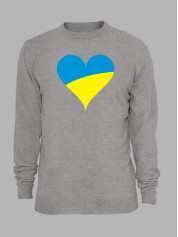 Свитшот с принтом "Ukrainian Heart" (22042156)