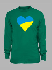 Свитшот с принтом "Ukrainian Heart" (22042156)