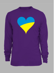 Свитшот с принтом "Ukrainian Heart" (22042156)