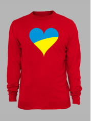 Свитшот с принтом "Ukrainian Heart" (22042156)