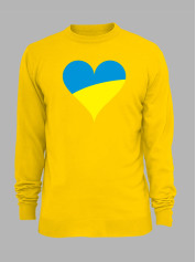 Свитшот с принтом "Ukrainian Heart" (22042156)