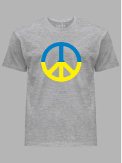Футболка чоловіча з принтом "PEACE" (22042159)
