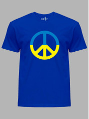 Футболка чоловіча з принтом "PEACE" (22042159)
