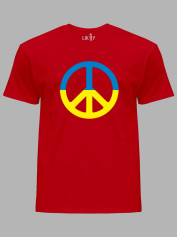Футболка чоловіча з принтом "PEACE" (22042159)