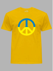 Футболка чоловіча з принтом "PEACE" (22042159)