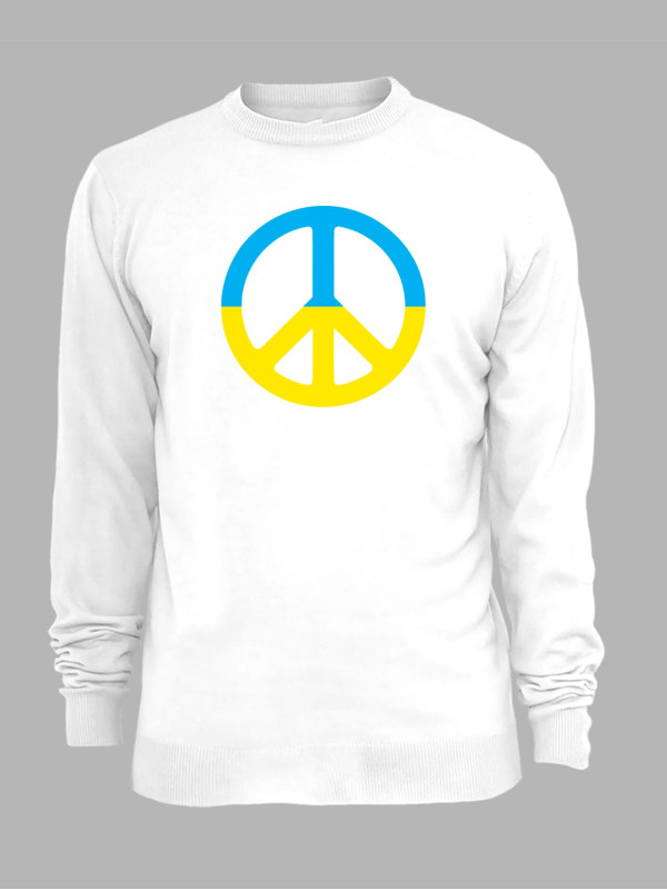 Свитшот с принтом "PEACE" (22042159)