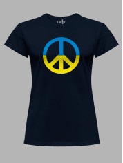 Футболка жіноча з принтом "PEACE" (22042159)