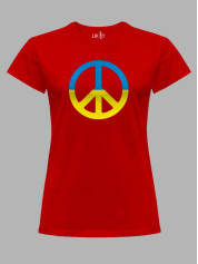 Футболка жіноча з принтом "PEACE" (22042159)