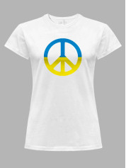 Футболка жіноча з принтом "PEACE" (22042159)