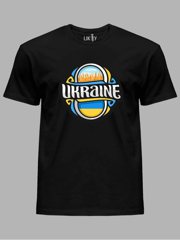 Футболка мужская с принтом "UKRAINE" (22042161)
