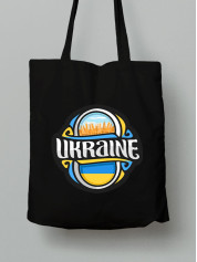 Экосумка из хлопка 38х40см с принтом "UKRAINE" (22042161)