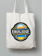 Экосумка из хлопка 38х40см с принтом "UKRAINE" (22042161)
