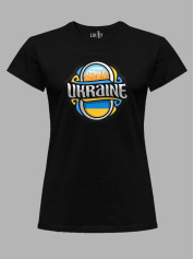 Футболка женская с принтом "UKRAINE" (22042161)