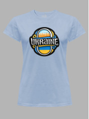 Футболка женская с принтом "UKRAINE" (22042161)