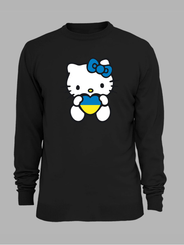 Світшот з принтом "Hello Kitty With Ukraine" (22042165)