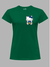 Футболка жіноча з принтом "Hello Kitty With Ukraine" (22042165)