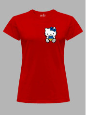 Футболка жіноча з принтом "Hello Kitty With Ukraine" (22042165)